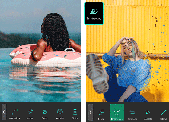 Use the best photo editor app, PhotoDirector to liven up your images with animation