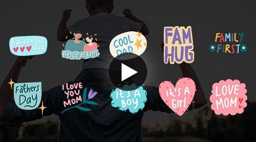 PhotoDirector - Family Sticker Pack