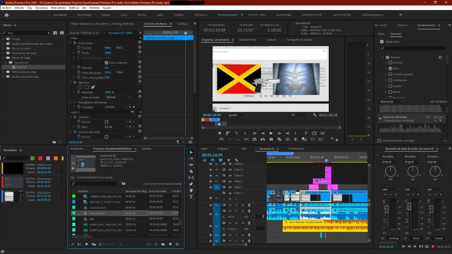 Adobe Premiere Pro CC-interface