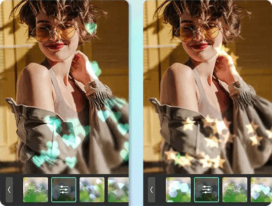 Utilize o melhor app, PhotoDirector para escolher o estilo de desfoque