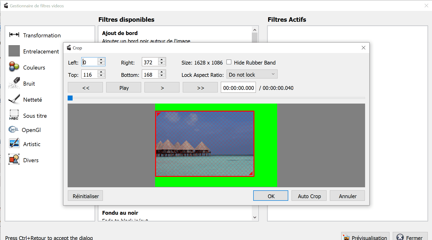 Avidemux  - Meilleur choix open-source pour rogner ses vidéos