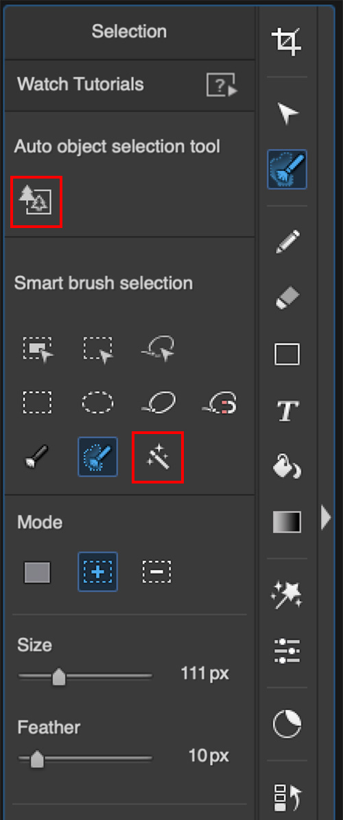 PhotoDirector interface