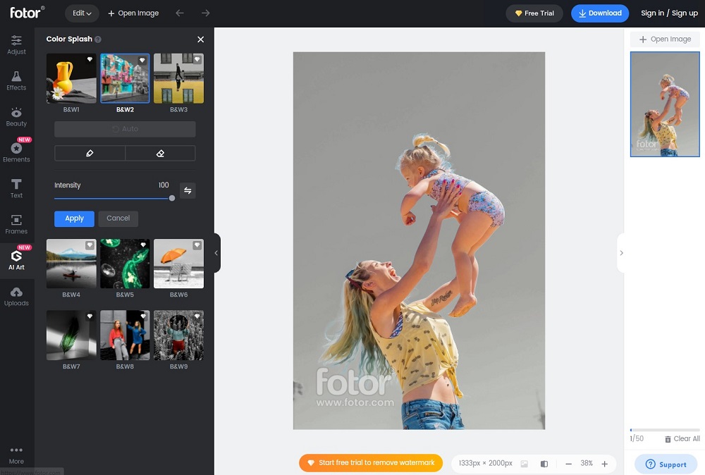 PhotoDirector Interface