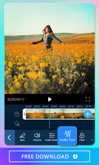 Use the best photo editor app, PowerDirector to create amazing blur effects