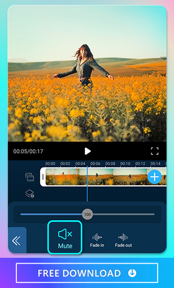 Use the best photo editor app, PowerDirector to create amazing blur effects