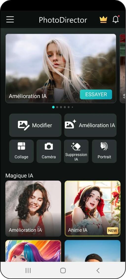 Tuto Etape 1 vieillir une photo sur un appareil mobile