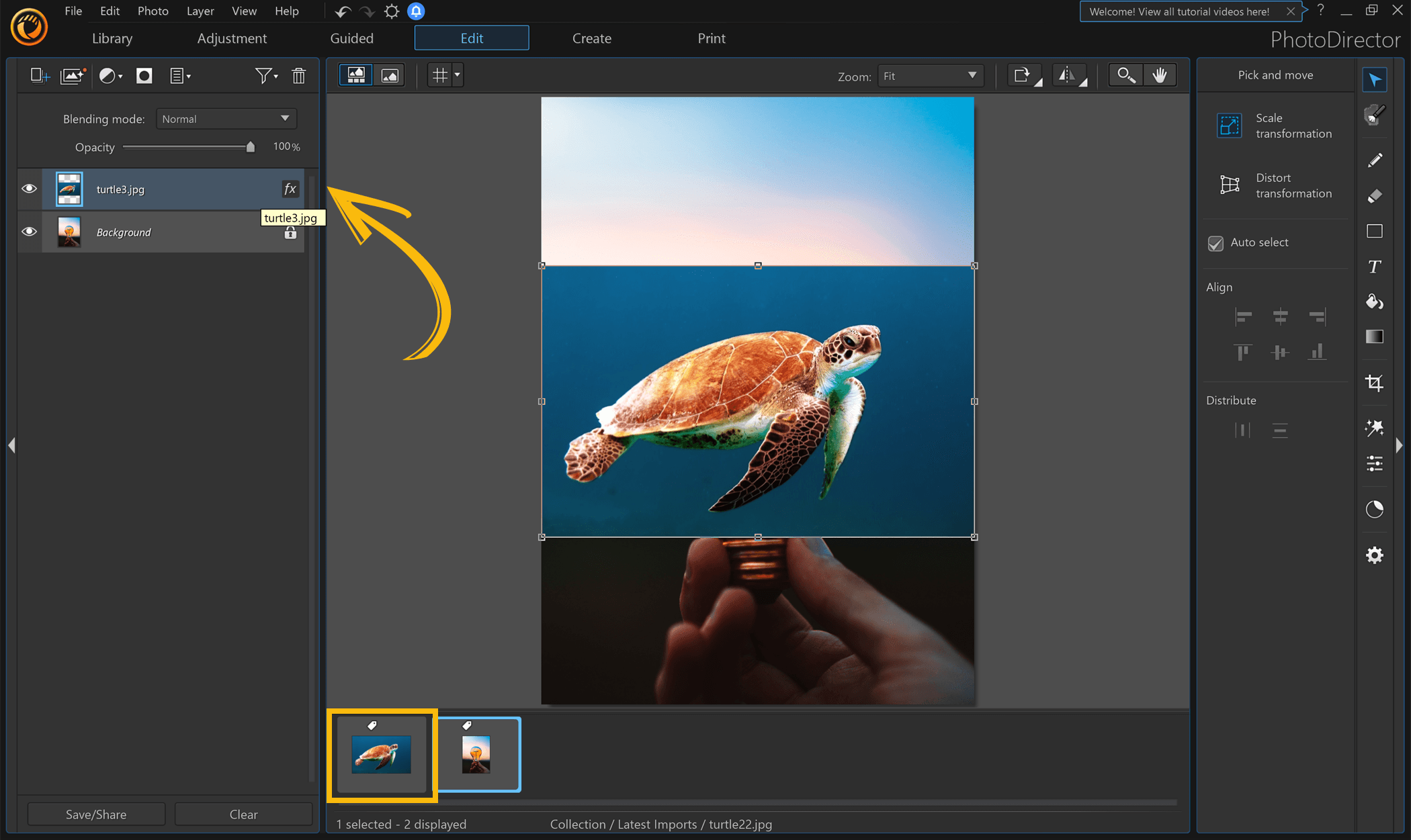 Creating a Composite with Blending Modes