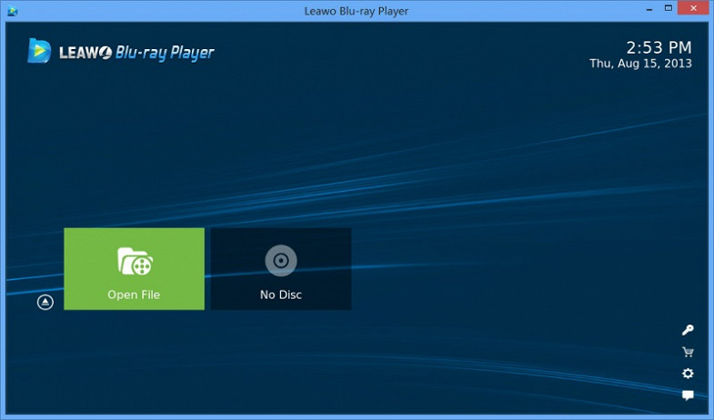 Leawo Blu-ray Player Interface