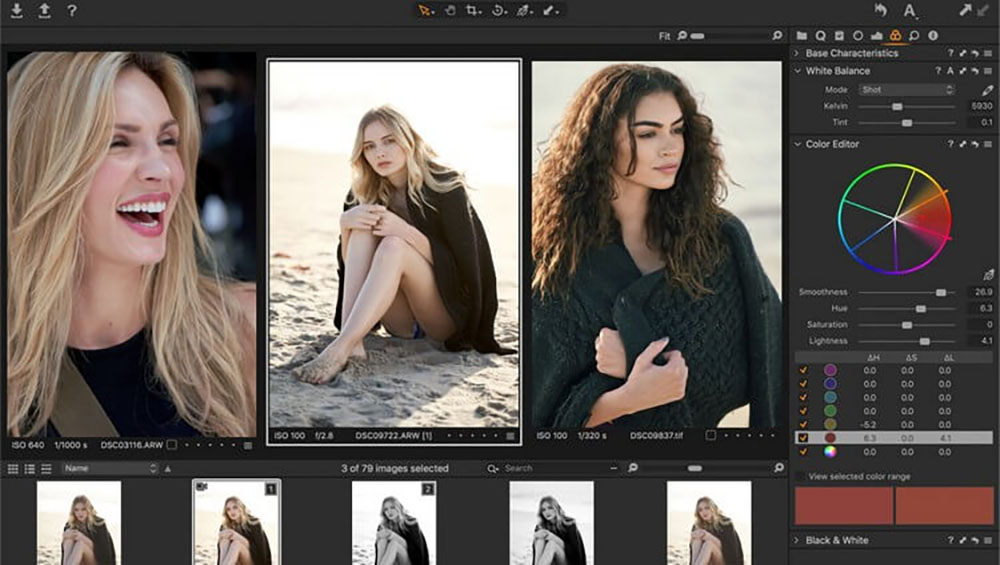 Capture One Interface