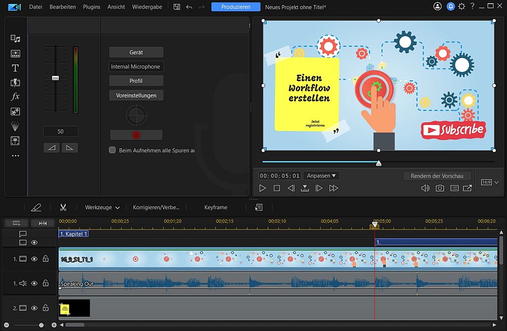 PowerDirector - Lernvideos und Tutorials erstellen