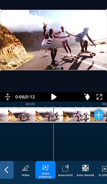 Der PowerDirector Video Enhancer verbessert und stabilisiert Videoclips