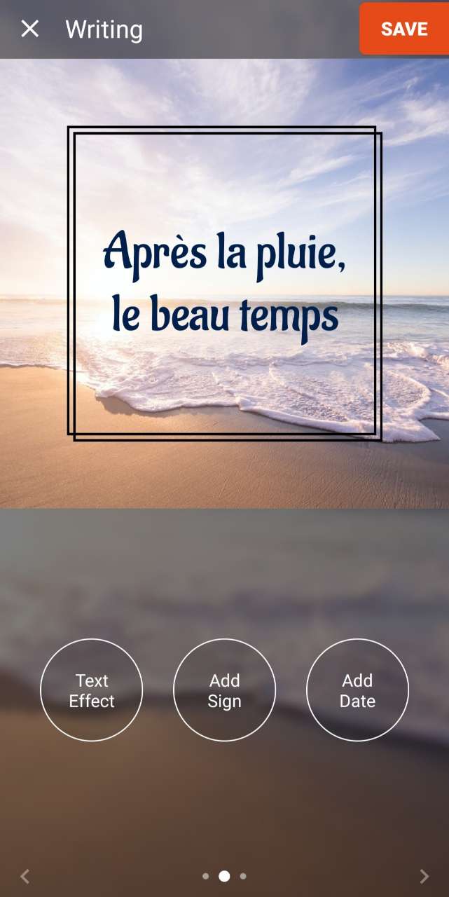 Geulgram - Application pour écrire sur une photo