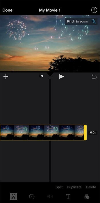 iMovie - Meilleur choix pour débutants sur iPhone