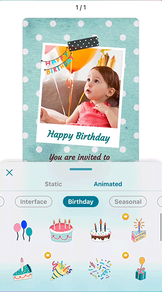 Add stickers with Promeo