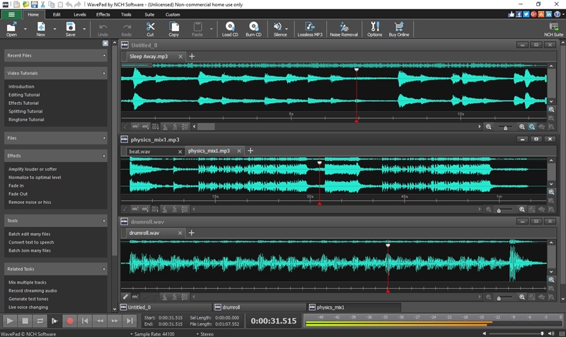 WavePad Audio Editor