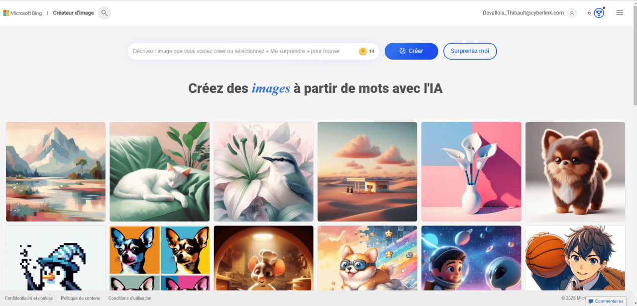 Comment utiliser le générateur d’images IA de Bing Image Creator