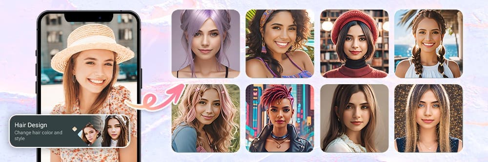 Essayez une coiffure virtuelle gratuitement avec votre photo