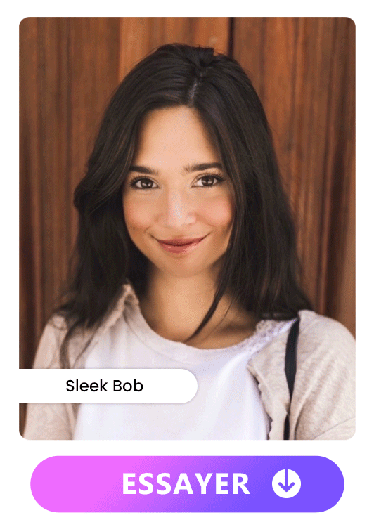 Coupes de cheveux tendances pour un visage ovale - Sleek Bob