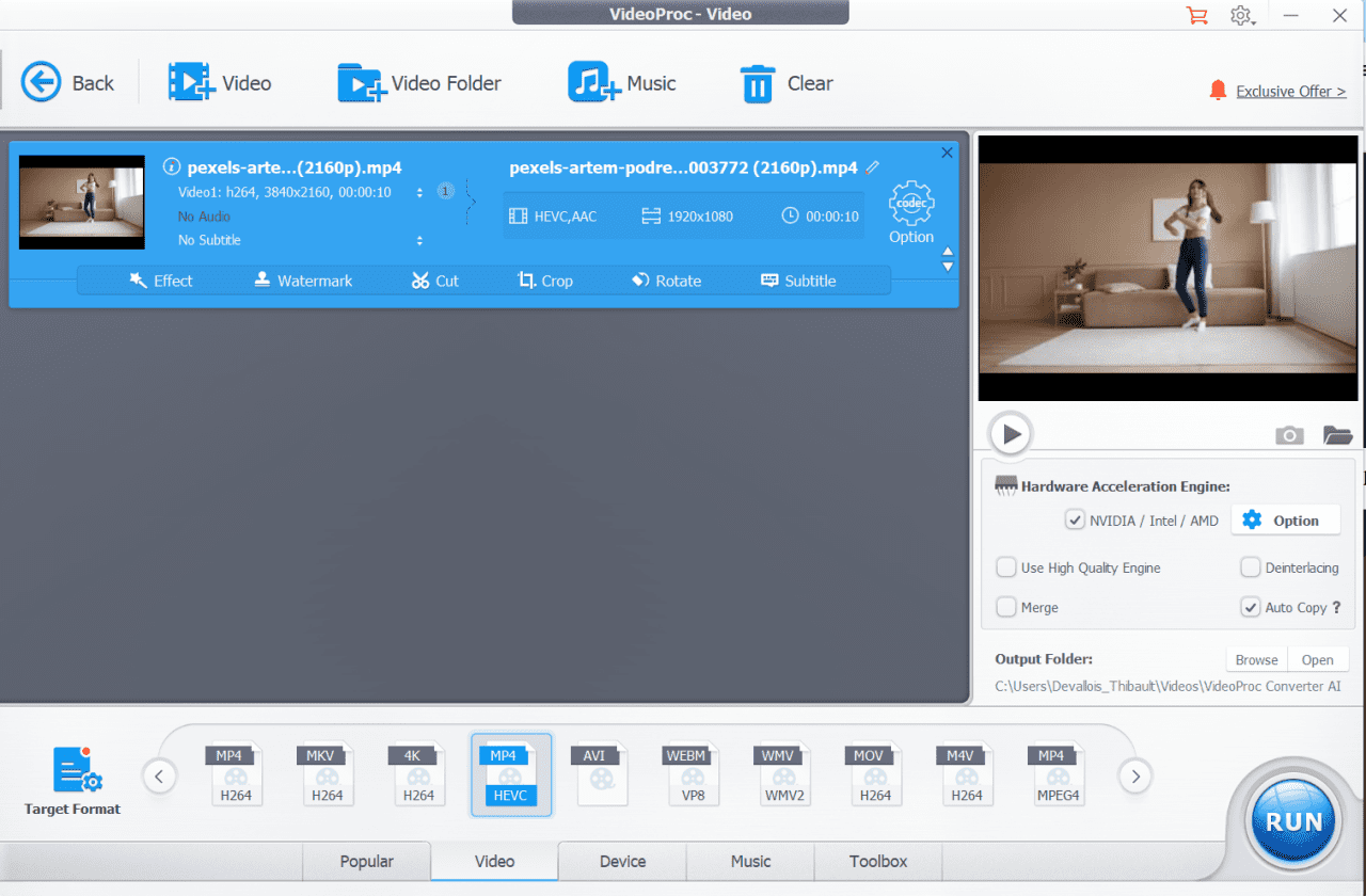 Logiciel VideoProc Converter