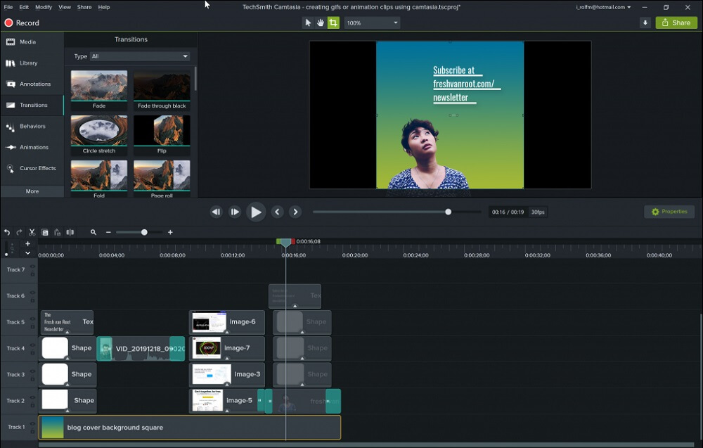 Lightworks Interface