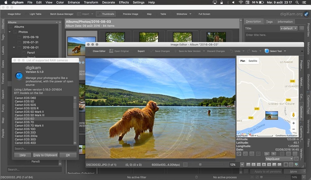 digiKam Interface