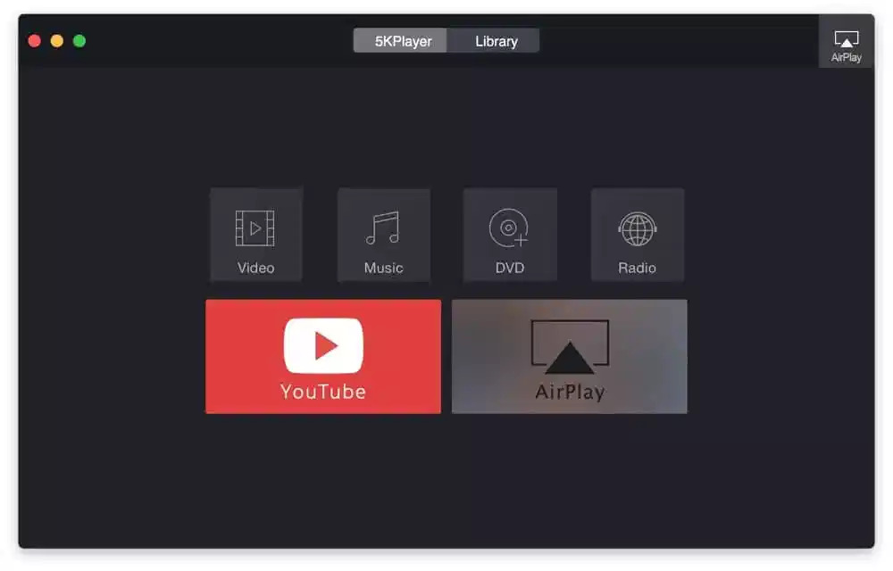 5KPlayer interface