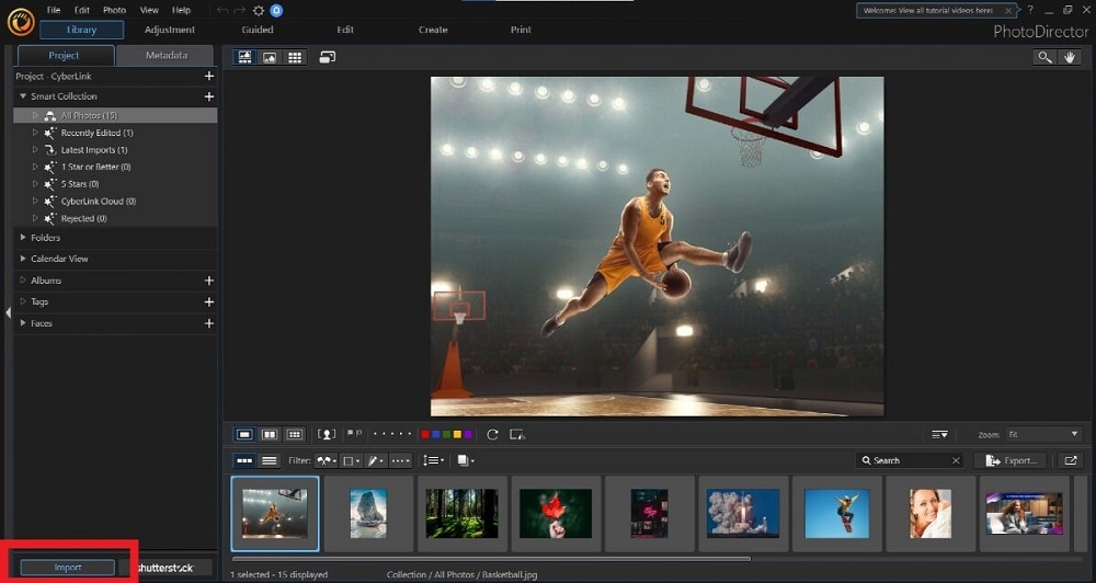 Import Your Photos