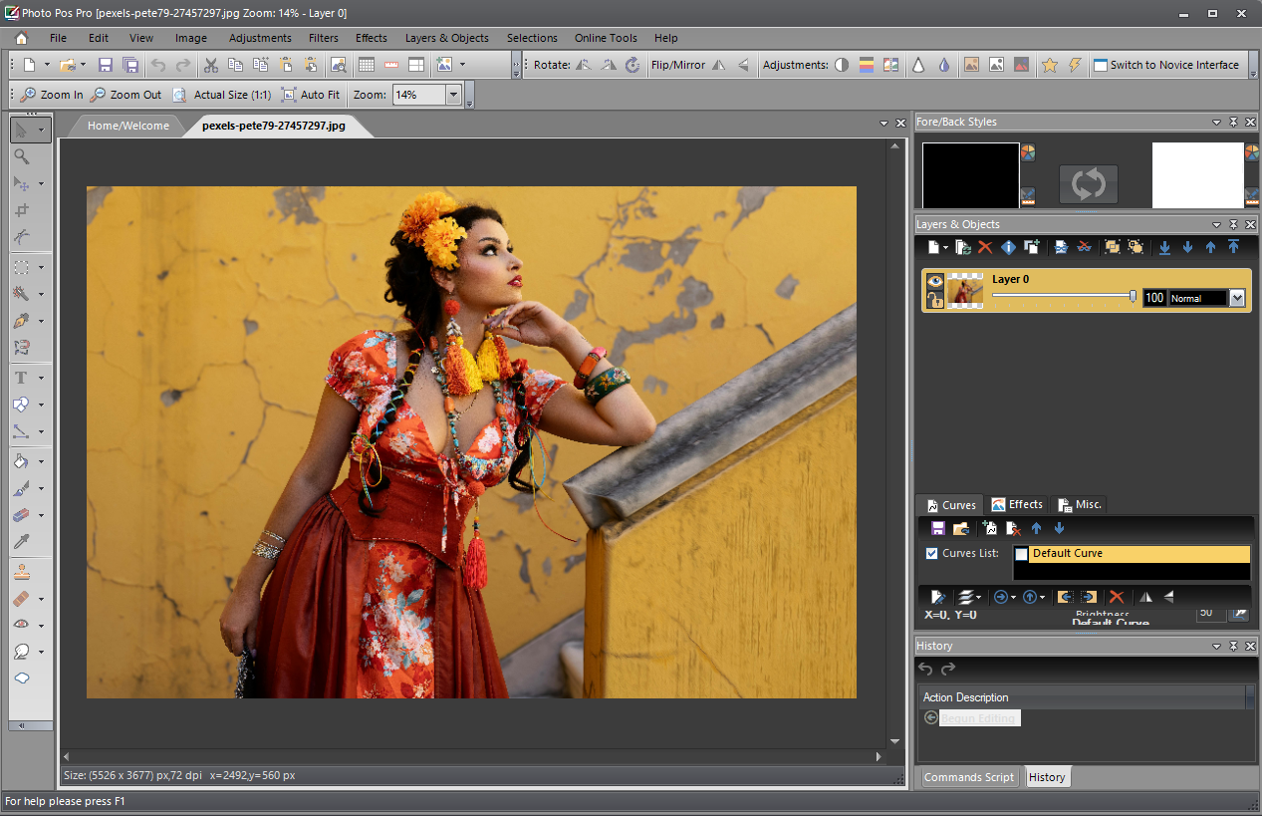 Photo Pos Pro interface