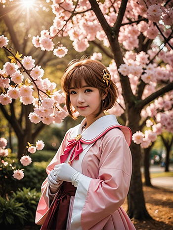 MyEdit AI 生成画像 カードキャプターさくらのコスプレ