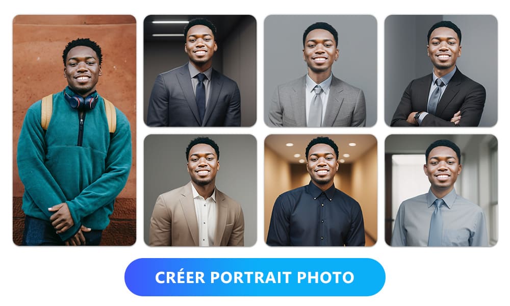 Créer une photo de CV professionnelle en ligne avec MyEdit