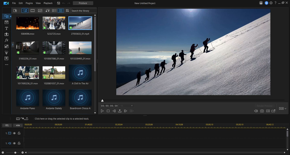 Import Video in PowerDirector