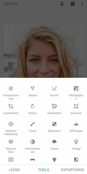 Snapseed UI