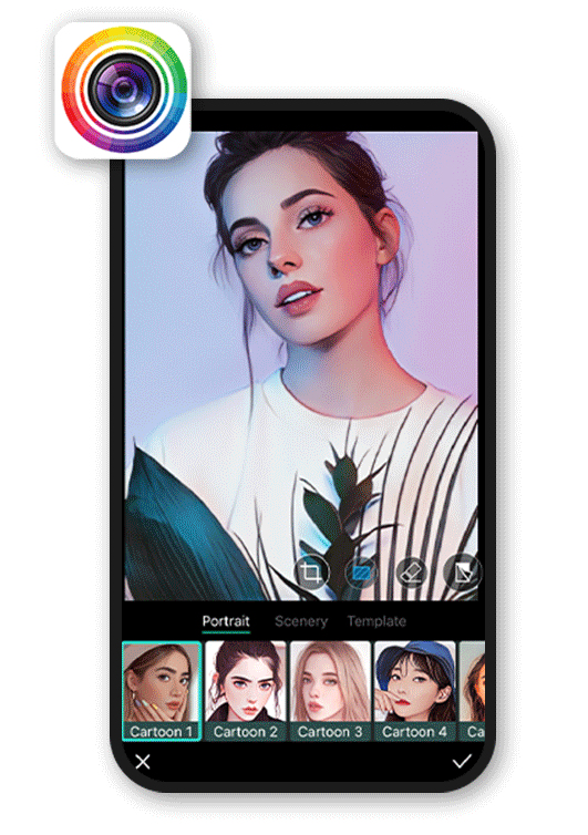 PhotoDirector: Otra excelente opción para convertir fotos en dibujos lineales con IA