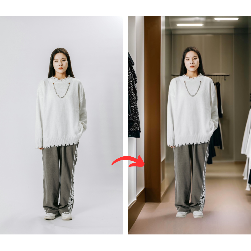 ai背景替換