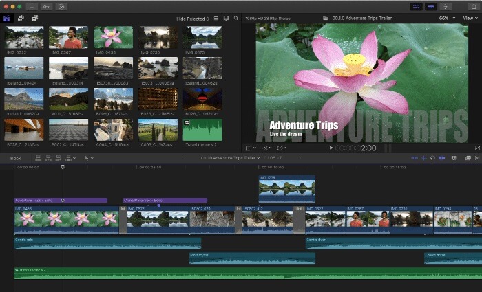 Final Cut Interface