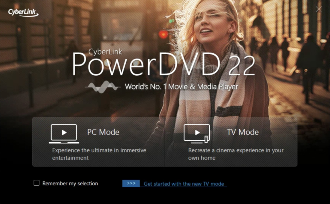 PowerDVD launcher
