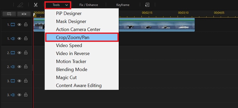 PowerDirector - Resize/Crop a Video