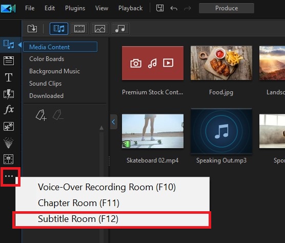 PowerDirector - Create a Video from GIF, Add Subtitles