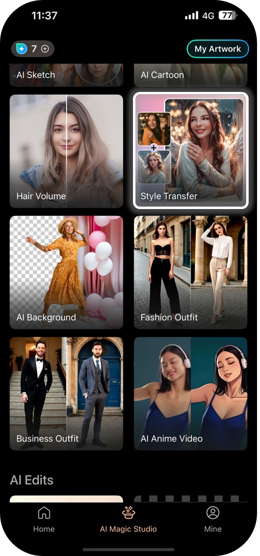 PhotoDirector - AI Style Transfer on Mobile 1