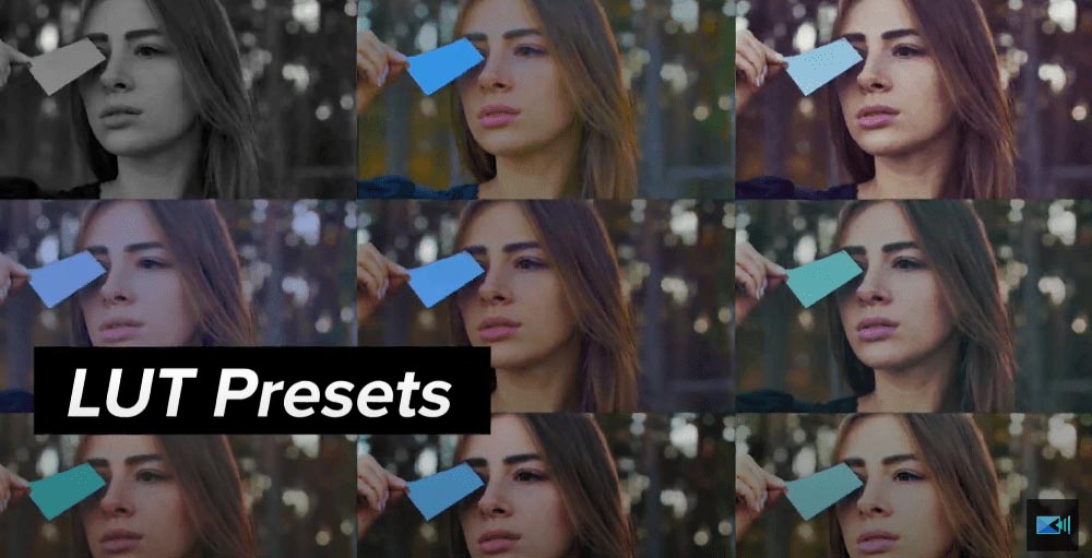 A wide array of LUTs showing how different and dynamic each LUT makes your footage