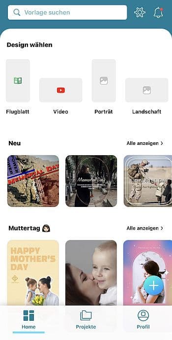 Promeo App - Flyer erstellen