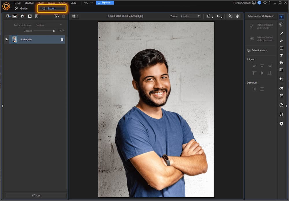 Ajouter un fond blanc sur une photo - Tutoriel PC 3