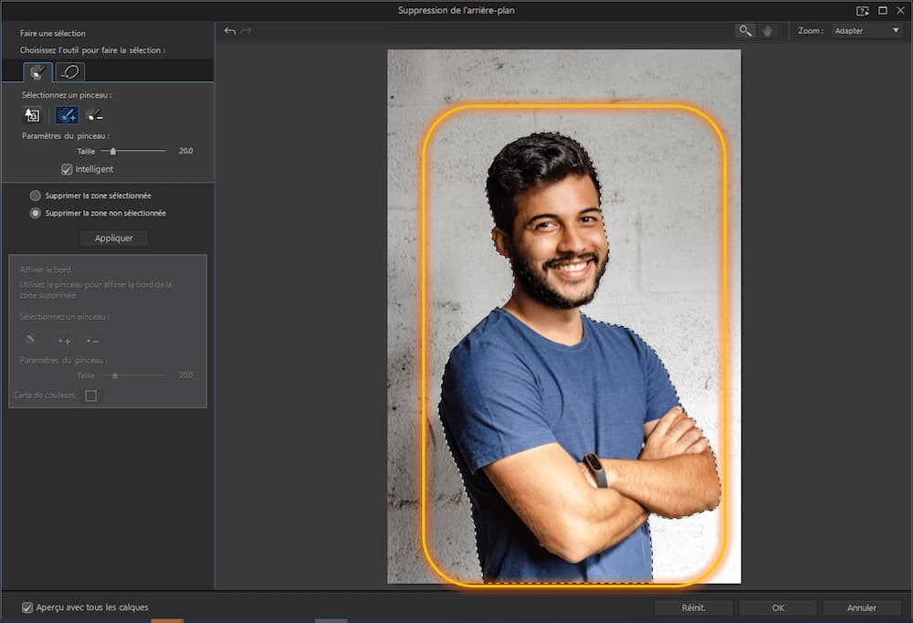 Ajouter un fond blanc sur une photo - Tutoriel PC 5