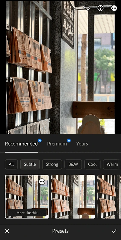 Adobe Lightroom Screenshot