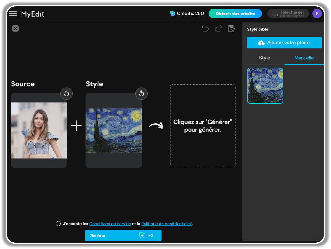 Tutoriel fusion photo IA - Etape 4