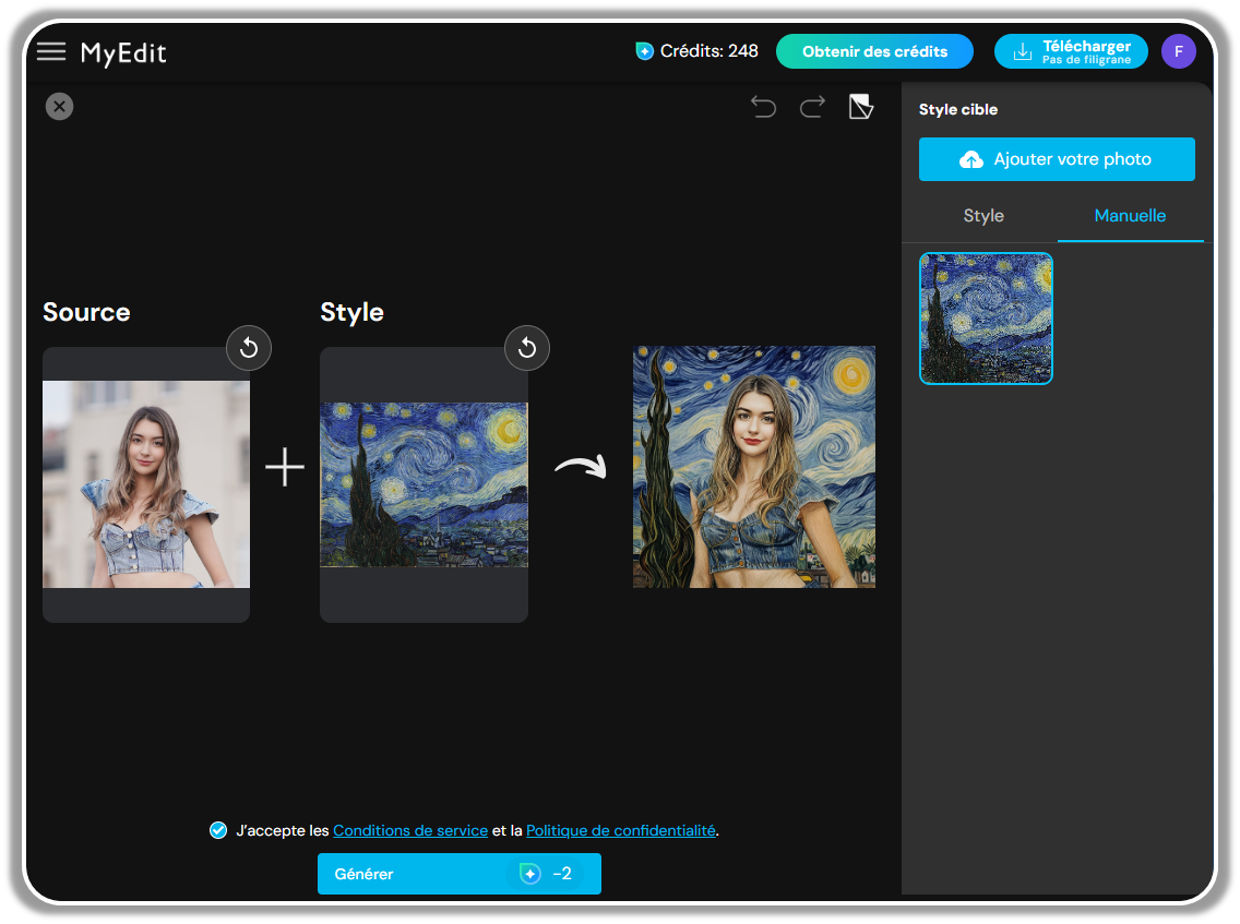 Tutoriel fusion photo IA - Etape 5