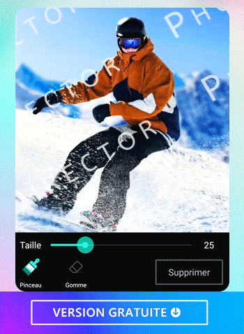 PhotoDirector App - Ajustez manuellement les zones à enlever Utilisez la meilleure application de retouche photo, PhotoDirector