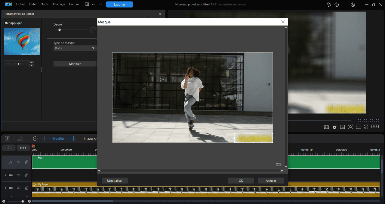 exemple CV vidéo avec PowerDirector