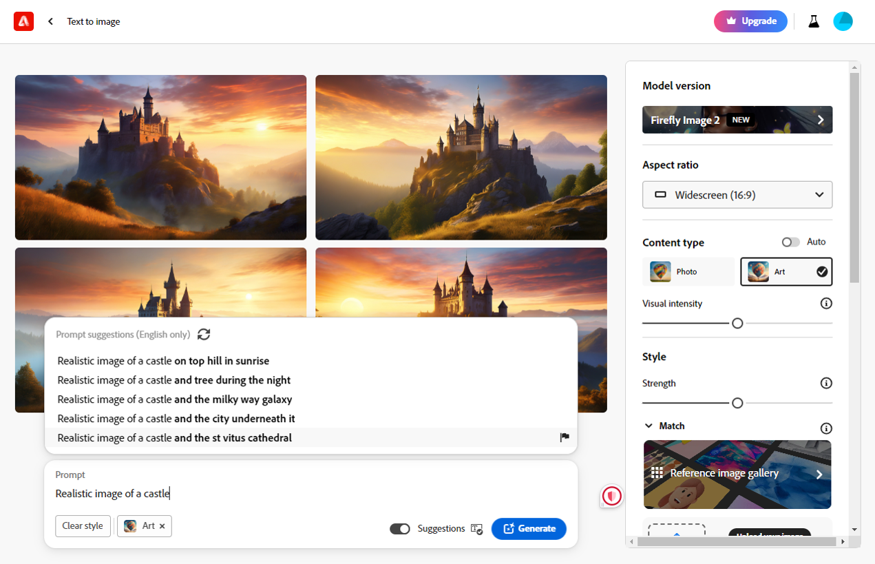 Adobe Firefly - Top 4 Best AI Image Generator