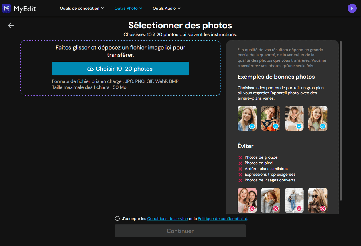 Tutoriel - Générer un AI Baby MyEdit Etape 4